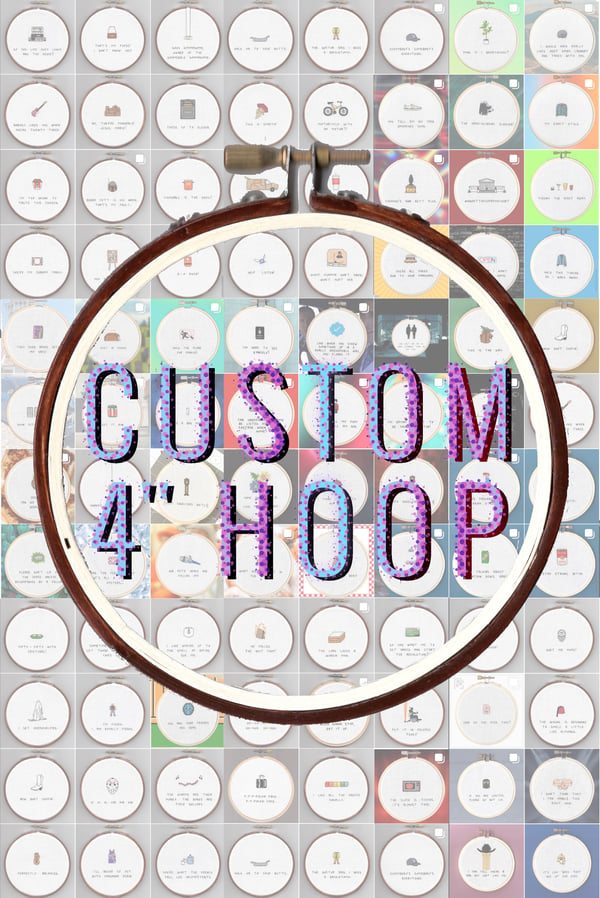 Image of Custom 4” Hoop