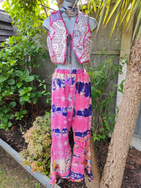 Image 2 of Glitter BELL bottoms- pink and peach
