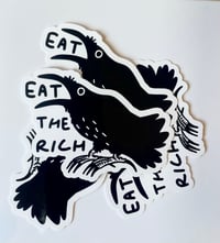 Image 2 of Eat The Rich Vinyl Sticker
