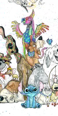 Image 3 of Disney Dogs 2 - 11x14 Signed Print
