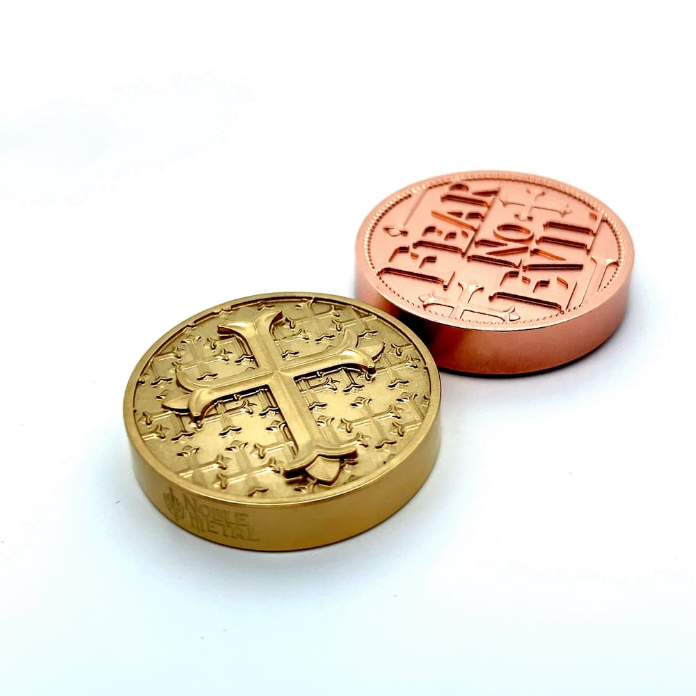 Image of Fear No Evil Coin - Copper
