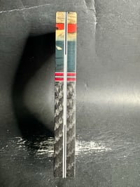 Image 4 of Mammoth Tusk & Crosscut Carbon Fiber Segmented Knife Scales