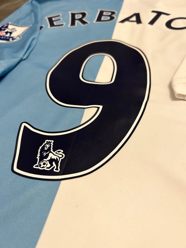 Image of Tottenham Hotspur “BERBATOV 9” 125 Yrs Anniversary Shirt + PL patches (M)