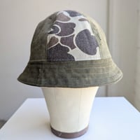 Image 1 of Reworked 6-panel Reversible Bucket Hat Camouflage-1 L 23"