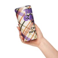Image 1 of Tapered stainless steel tumbler 20oz (THIS GIRL CAN DO All Things)