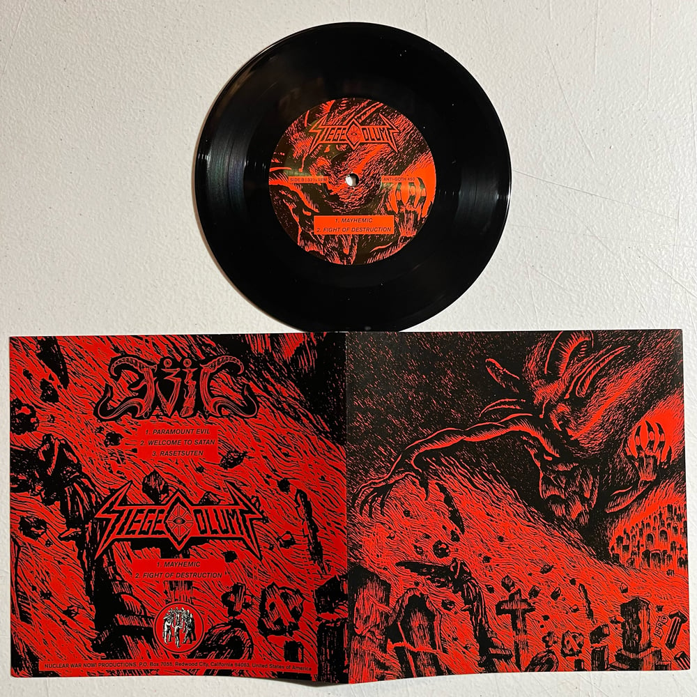 Siege Column / Evil - Split 7" vinyl EP