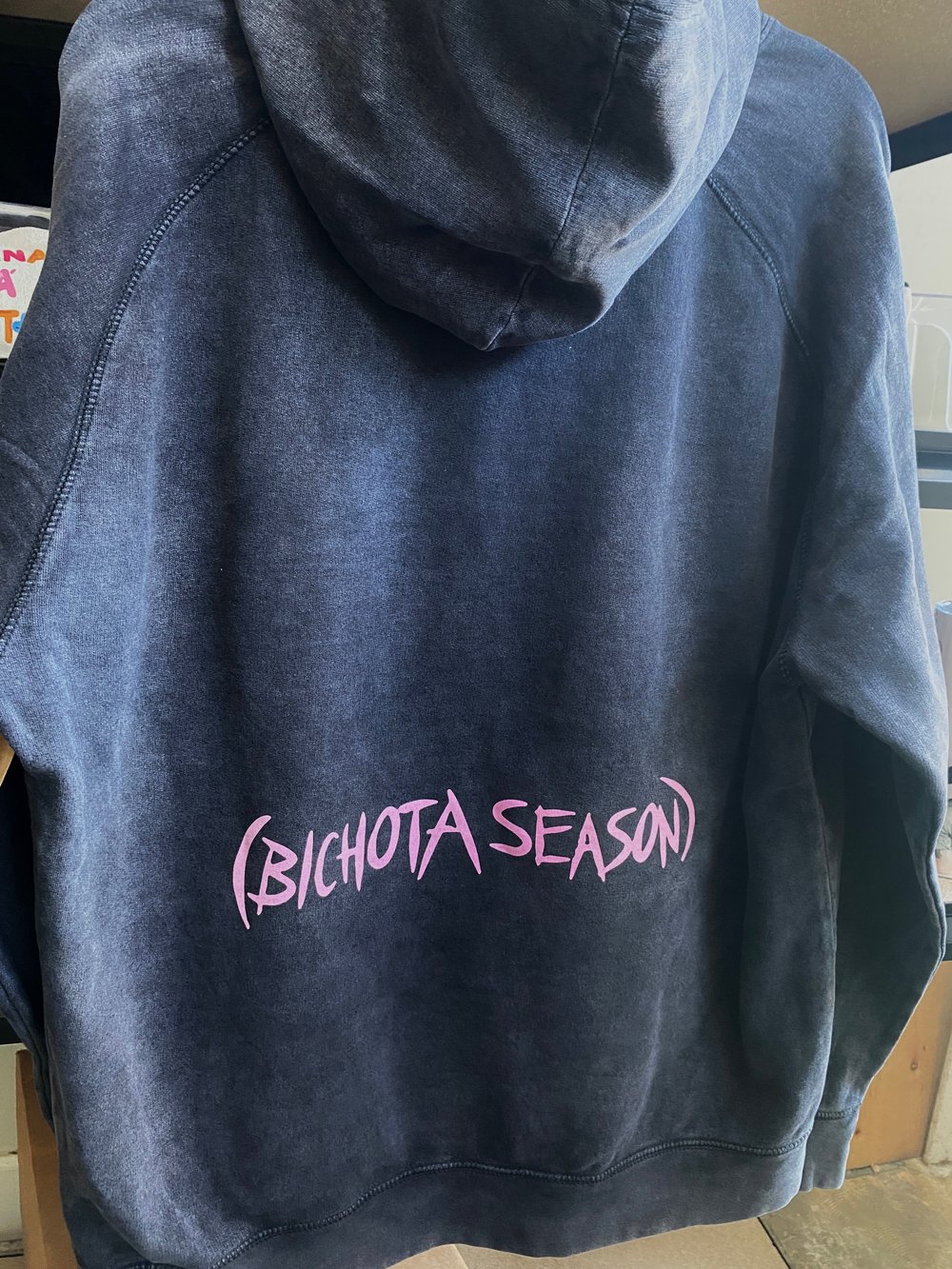 Image of BICHOTA SEASON BUNNY HOODIE - ACID WASH 