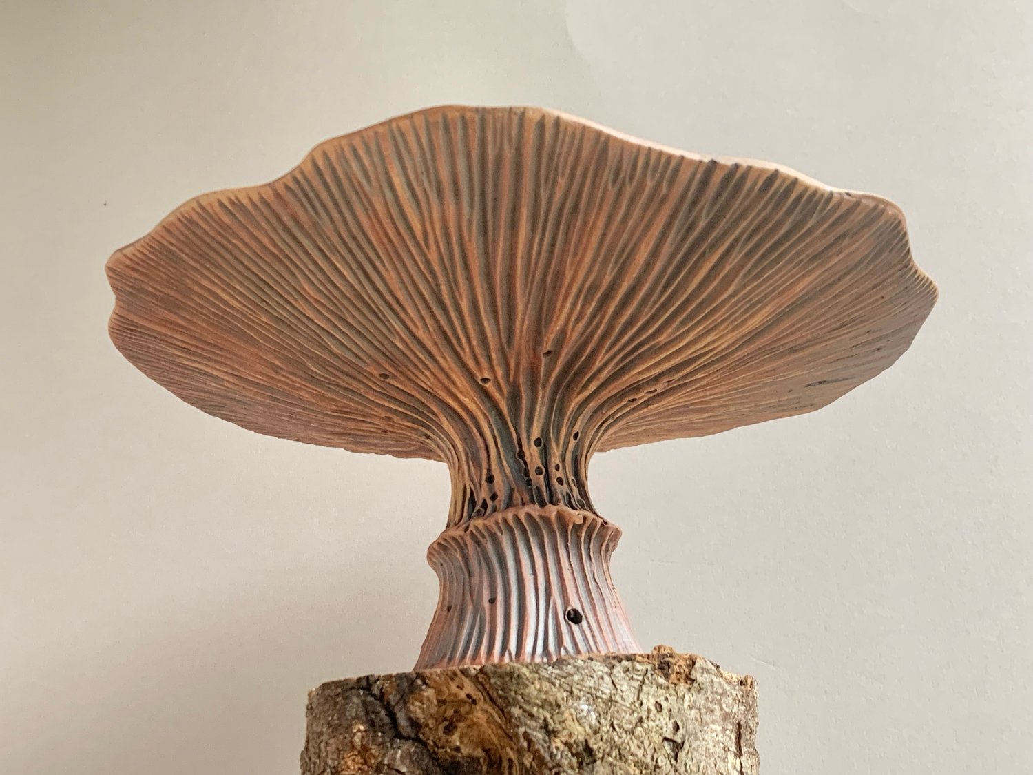 Image of Yellow Mushroom Sculpture 