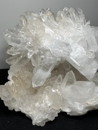 Image 2 of Clear Quartz Points Cluster Statement Piece | Brazil #2936