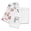 Momento Mori Toile Cloth napkin set