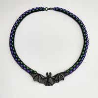 Image 2 of Bat Familiar Chainmaille Necklace
