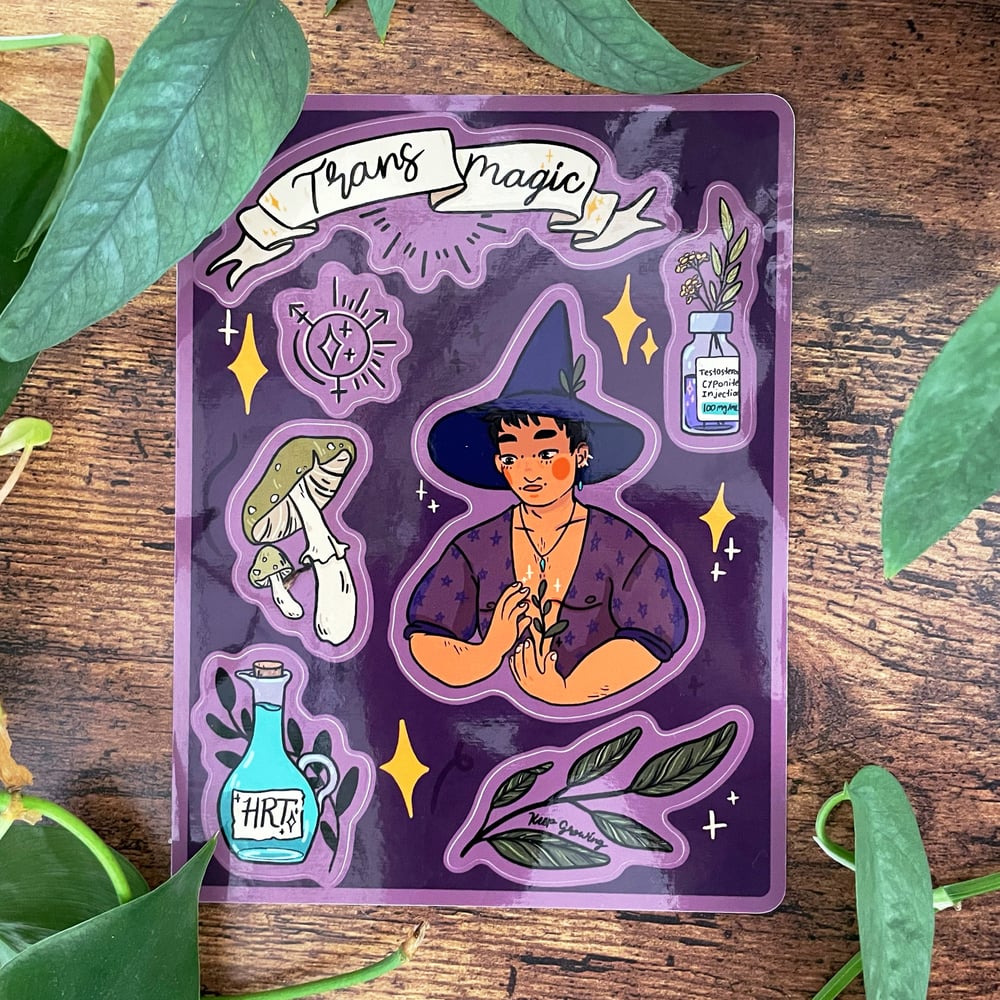 Trans Magic Sticker Sheet