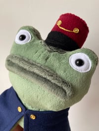 Image 4 of Small - Band Uniform Frog Of Many Names Plushie - OTGW - Made To Order