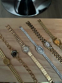 Image 8 of RARE Vintage 18K Gold Pulsar By SEIKO Gold Dial 