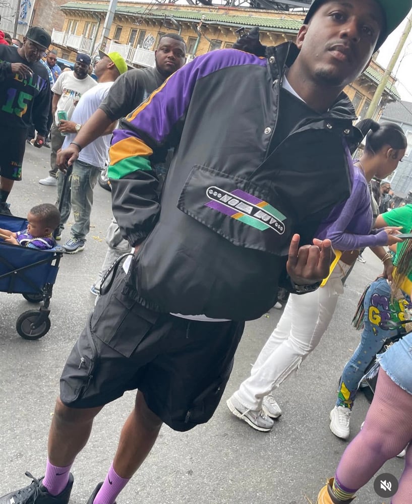 Mardi Gras Starter Jacket | NOLA LUV