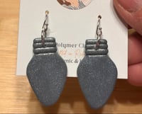 Image 1 of Blue Christmas Light Bulb