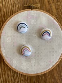 Image 2 of Boho Rainbow Needleminders 