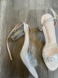 Image 1 of NWT clear heels (12)
