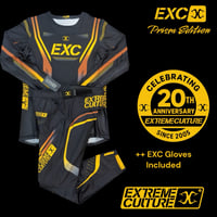 Image 1 of EXC - Prism Edition Combo Kit including gloves - Blk/Gold 