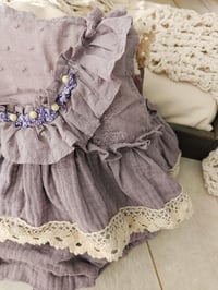 Image 2 of Sitter set for photo shoots | Lula | age 9-12 months | dusty purple