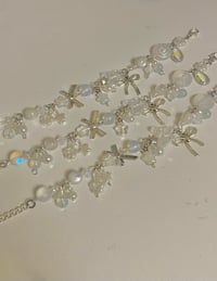 Image 4 of cluttered glass pearl bracelet 