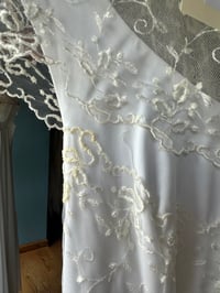 Image 13 of 1970s Draped Dress & Veil