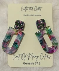 Image 2 of “Coat Of Many Colors” Earrings 