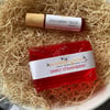 Simply Strawberry Honeybee Glycerin Bar Soap and Perfume Duo