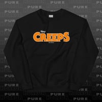 Hey Creeps Orange Unisex Sweatshirt 