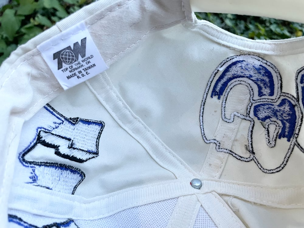 Image of Vintage 90's BYU Graffiti Wrap-Around Snapback