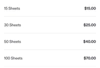 Image 2 of Custom Line Paper