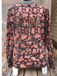 Image 6 of Rustic Cowprint Crewneck