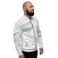 Image 4 of beYOU Melt Unisex Bomber Jacket