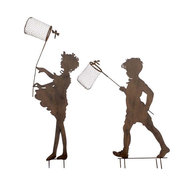Image of Boy & Girl Silhouette