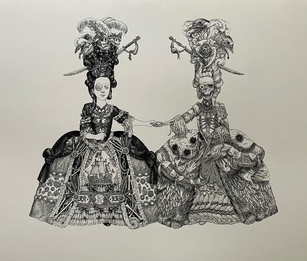 Image of The Pirate Princesses print