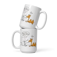 Image 1 of a camel White glossy mug 
