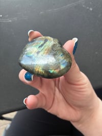 Image 2 of Labradorite Hearts