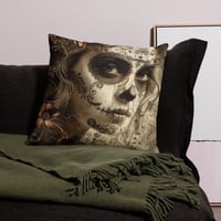 Image 2 of Sugar skull 2 Basic Pillow