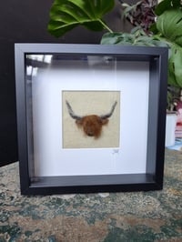 Image 3 of Fibre Art Highland Cow 