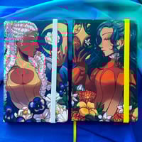 Image 1 of [RETIRING] Star & Moon Leatherette Notebooks