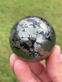 Image 13 of Pyrite In Magnetite Sphere #1607