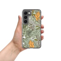 Image 7 of Art Nouveau Inspired Soft Multicolor Boho Floral Sketch Clear Case for Samsung®