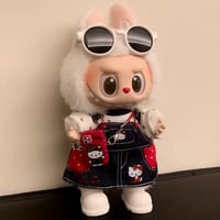 Image 7 of 2025 New For Labubu Clothes Trendy Strap Skirt 15/17cm Doll Cross-dressing Game Vinyl Doll Labubu Ac