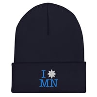 Image 1 of I [STAR] MN Beanie (White Star)