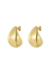 Image 2 of Gold Teardrop Earrings