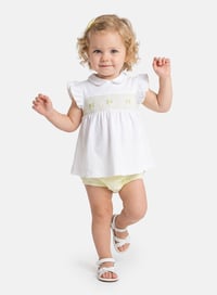 Image 6 of Smocked jam pant set 