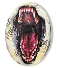 Image 1 of “BARK FOR ME” ORIGINAL PAINTING BY NIKITA ROSALIND 7”x5”