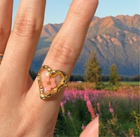 Image 1 of Wildflower Heart Ring
