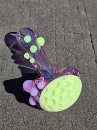 Image 1 of Purple X Slyme Honeycomb Pipe 