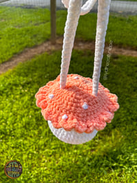 Image 5 of Peach Mushroom Bag (READY TO SHIP)